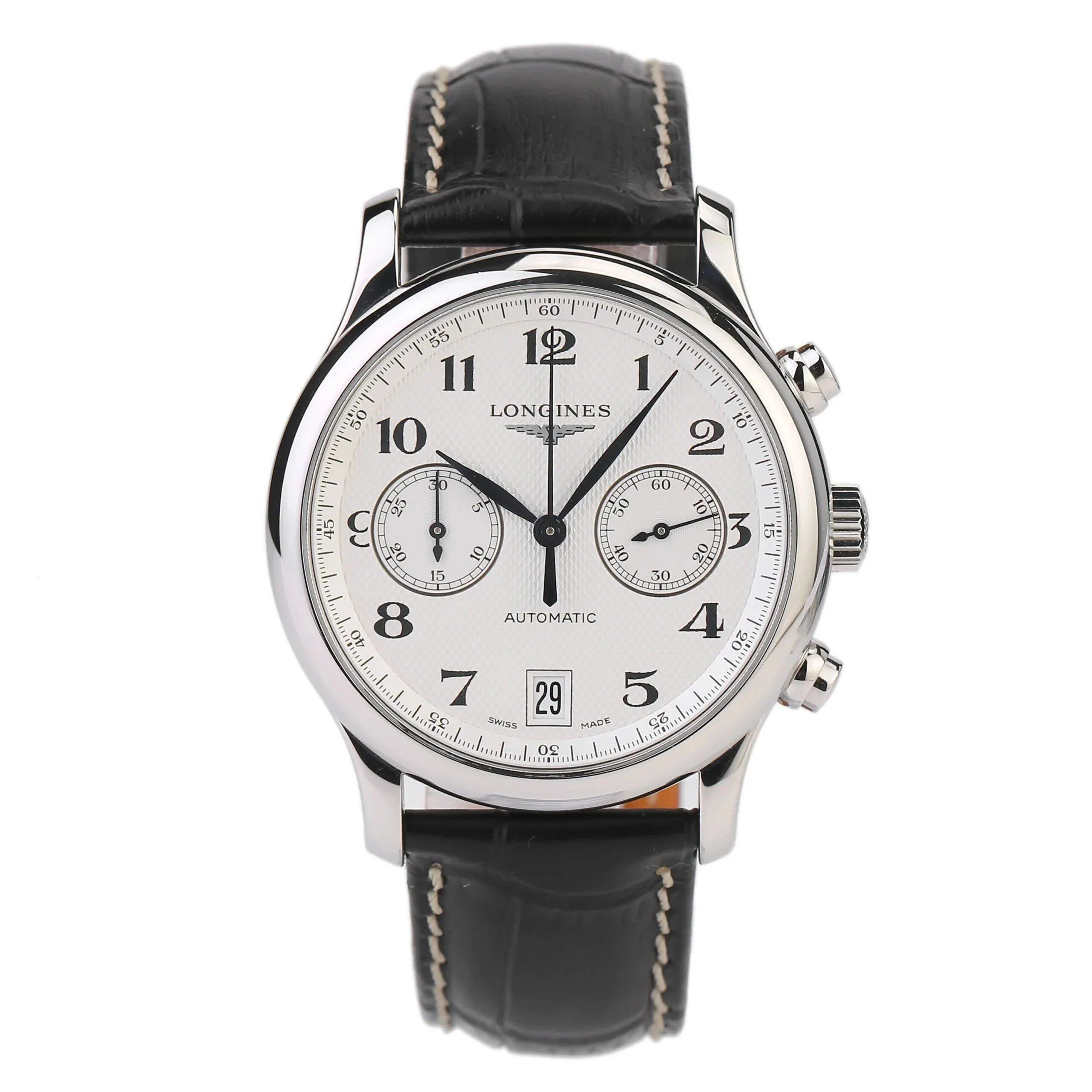 5折起拍[9.5新]公价20900浪琴手表男表名匠精钢自动机械