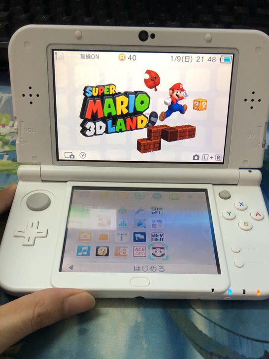 日版新大三new3dsll游戏机，内存64g，开机直接玩。