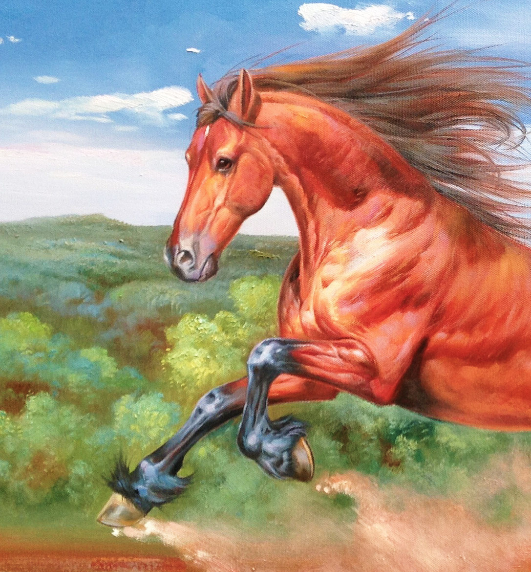 【新作】杨达《马》布面油画