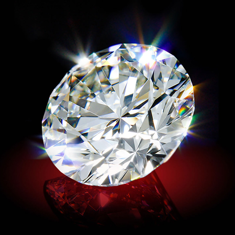 梦度gia 1.00克拉 f色 vs1净度 vg切工 圆形钻石拍卖qq