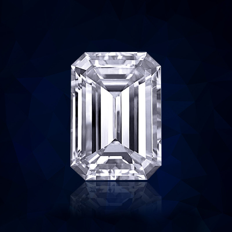 秦韵轩gia 70分 e色 si1净度 祖母绿形钻石wq