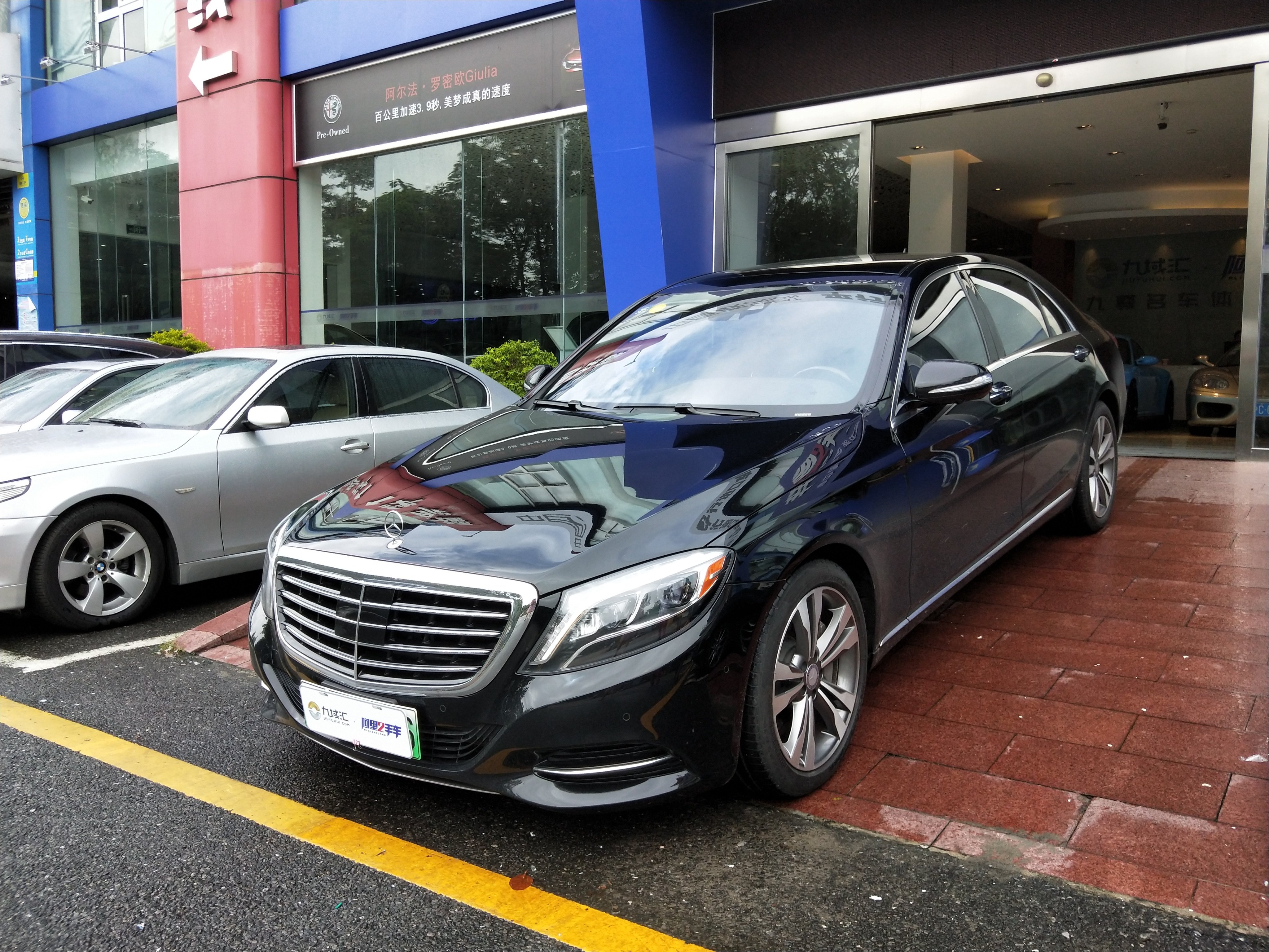 奔驰s级s500-3.0t-a/mt后驱加长版油电混合 深圳