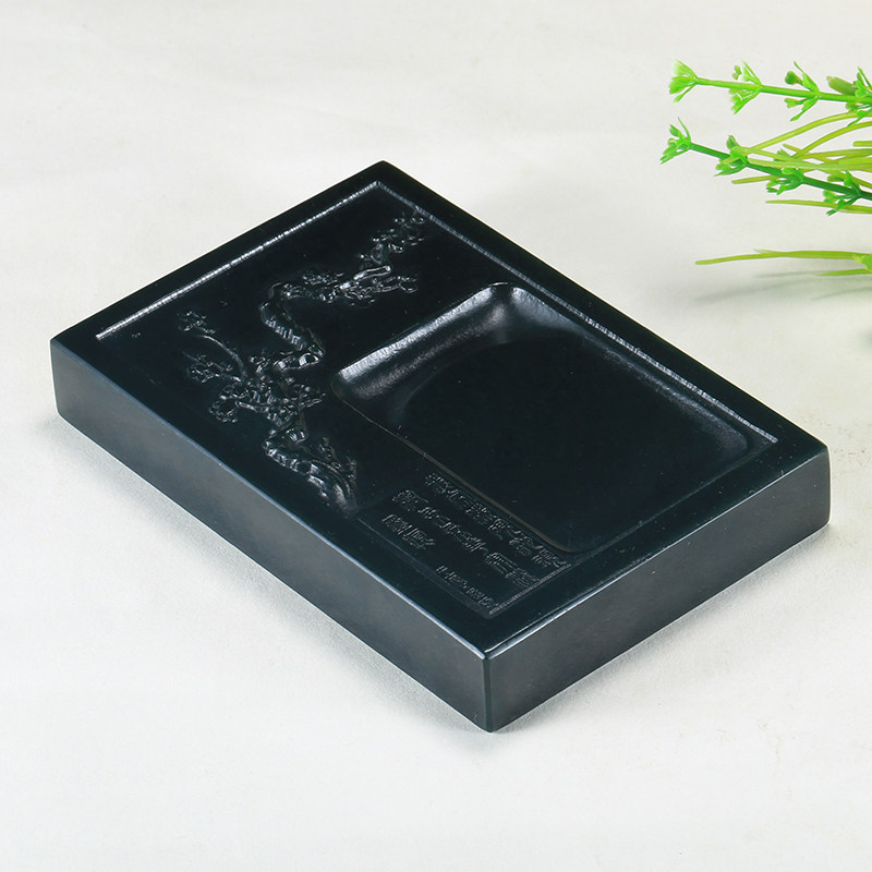 和田玉 青玉 文房四宝 砚台 497.6g 大克重 新疆天佑纳福
