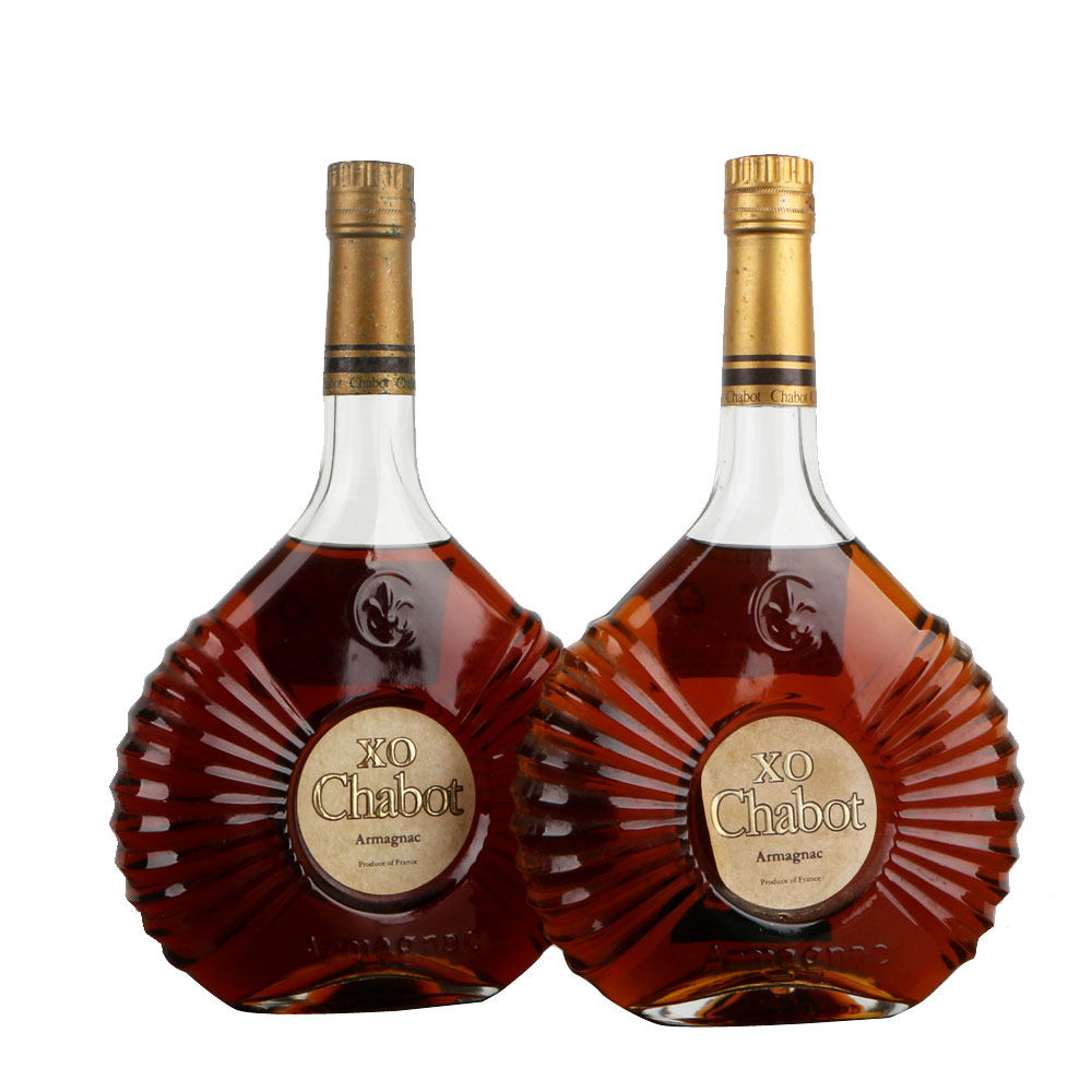 10【免保】80年代金头夏堡xo雅文邑白兰地40度700ml*2老酒集市