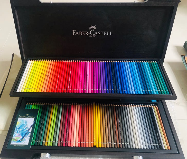 进口真品德国辉柏嘉Faber-Castell艺术家水溶性彩色