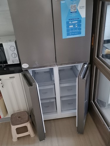 【当天发】海尔电冰箱十字对开门多门四开门变频风冷406l静音wdpd