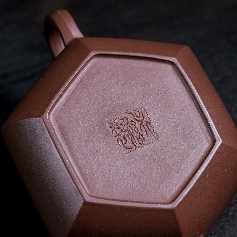 【名师高徒】师从谈跃伟 贤者六方 吴涛 宜兴紫砂壶重器原矿紫泥