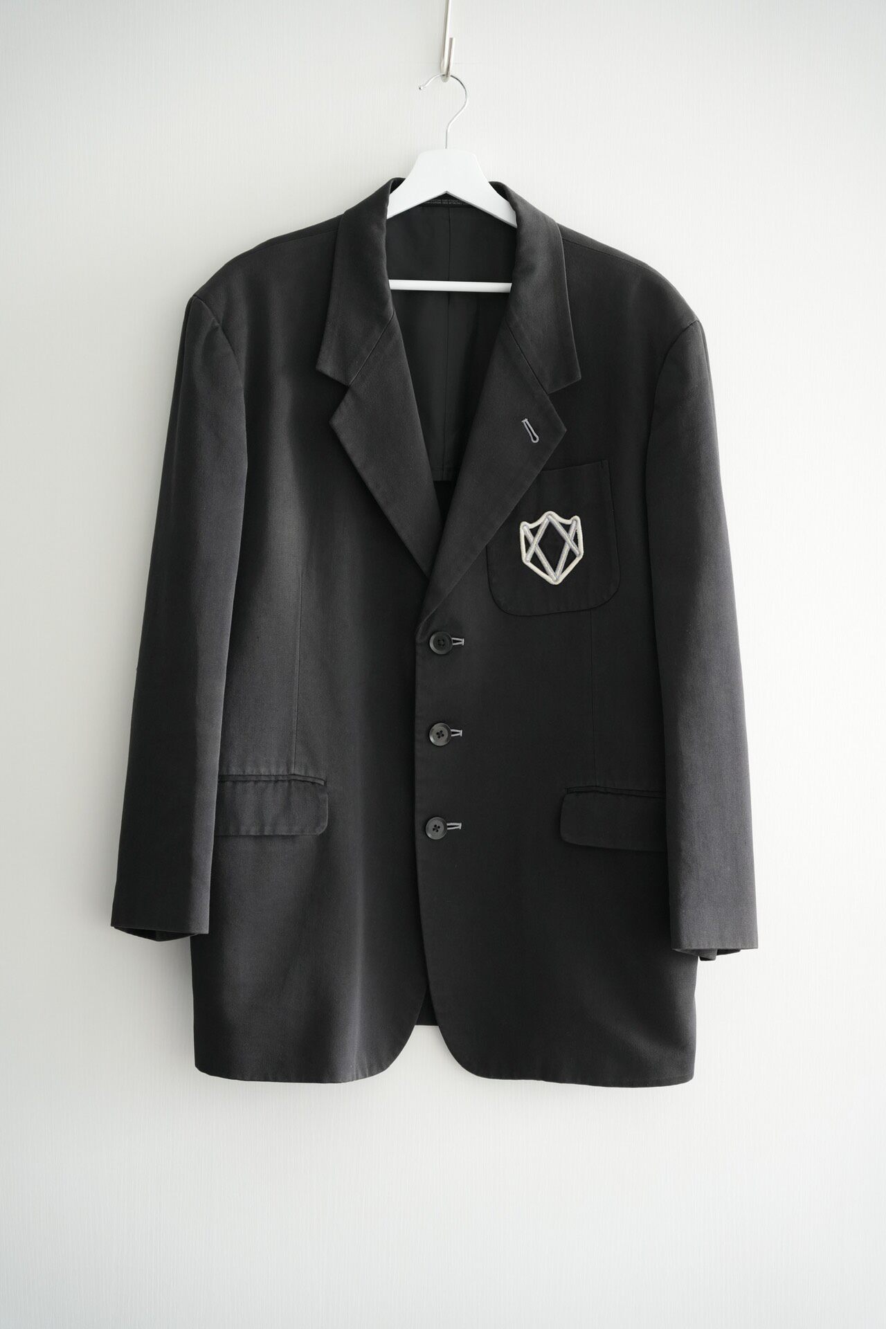 Yohji Yamamoto 03SS Embroidered Badge Suit