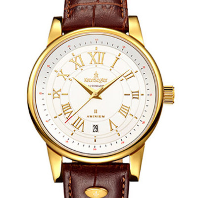 9新]坤格vertigo系列精钢自动机械男表ks748.wg