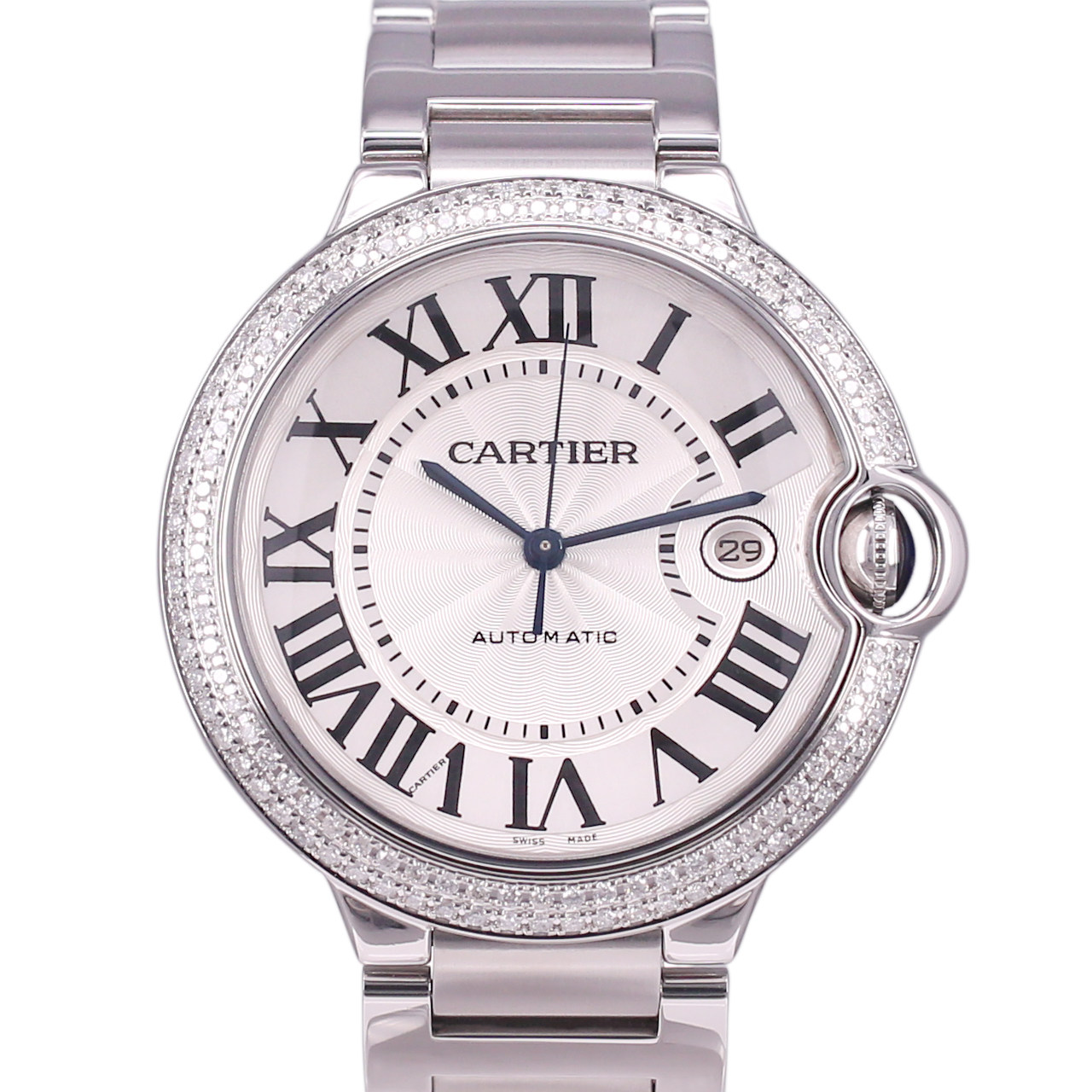 [拍下立减1000元][9.8新]卡地亚蓝气球手表 男42mm表径后镶钻机械