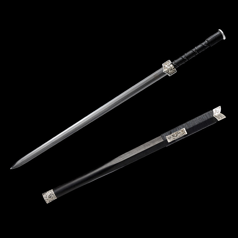 【莫干剑】莫干古银战剑 省工美大师 季劭聪 长剑古风 未开刃