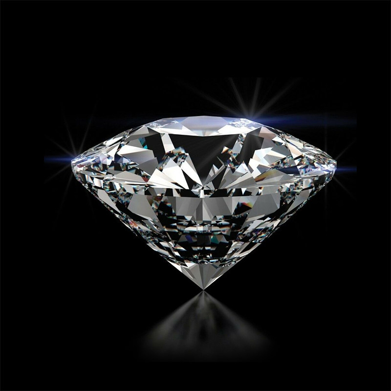 森飒gia 2.60克拉 j色 si1净度 3ex 圆形钻石拍卖赠戒指托om