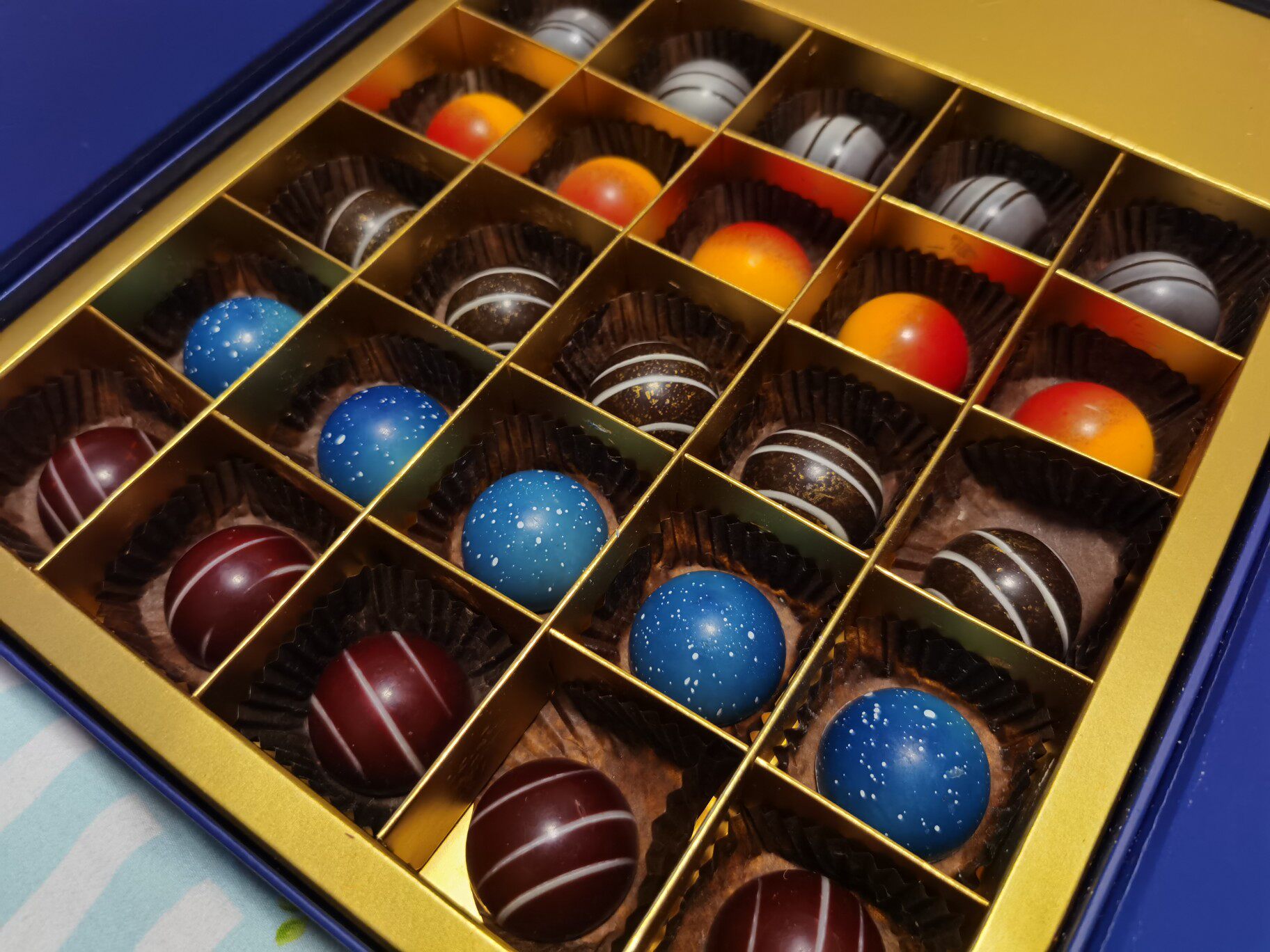 senz心之星空巧克力礼盒印象派风格高档糖果送女朋友生日情人节礼物