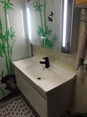 真实使用揭秘,不看后悔,YING鹰卫浴实木浴室柜怎么样。