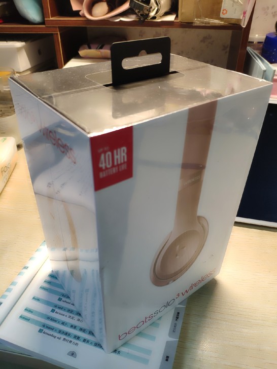 Beatssolo3wireless玫瑰金无线蓝牙耳机