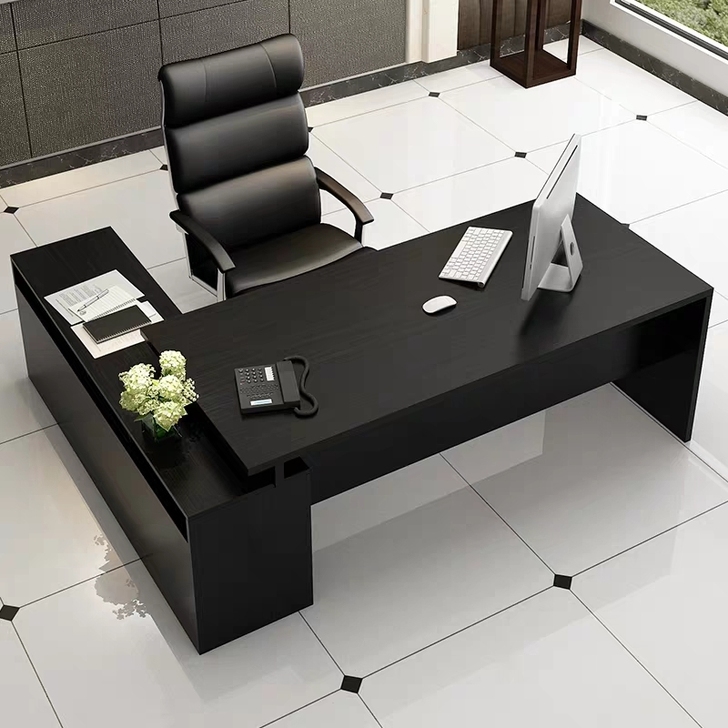 商品名称：老板桌办公室简约现代总裁桌大班台经理桌新中式办公桌