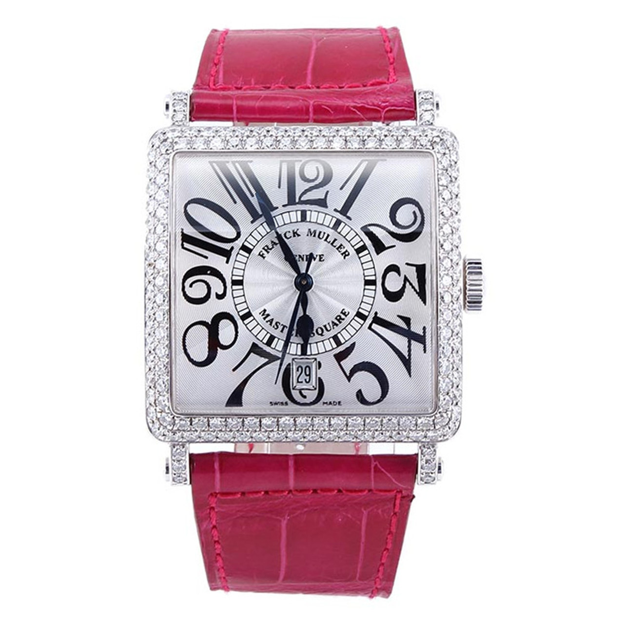 [9.5新]法兰克穆勒6000h 18k金原镶钻自动机械女士腕表