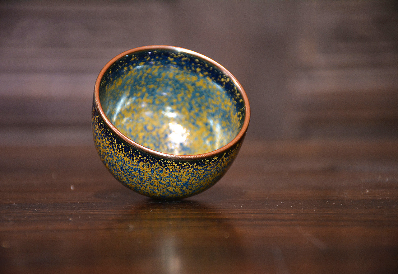 钧瓷主人杯 灿如星空 董少许 非物质文化遗产代表性传承人