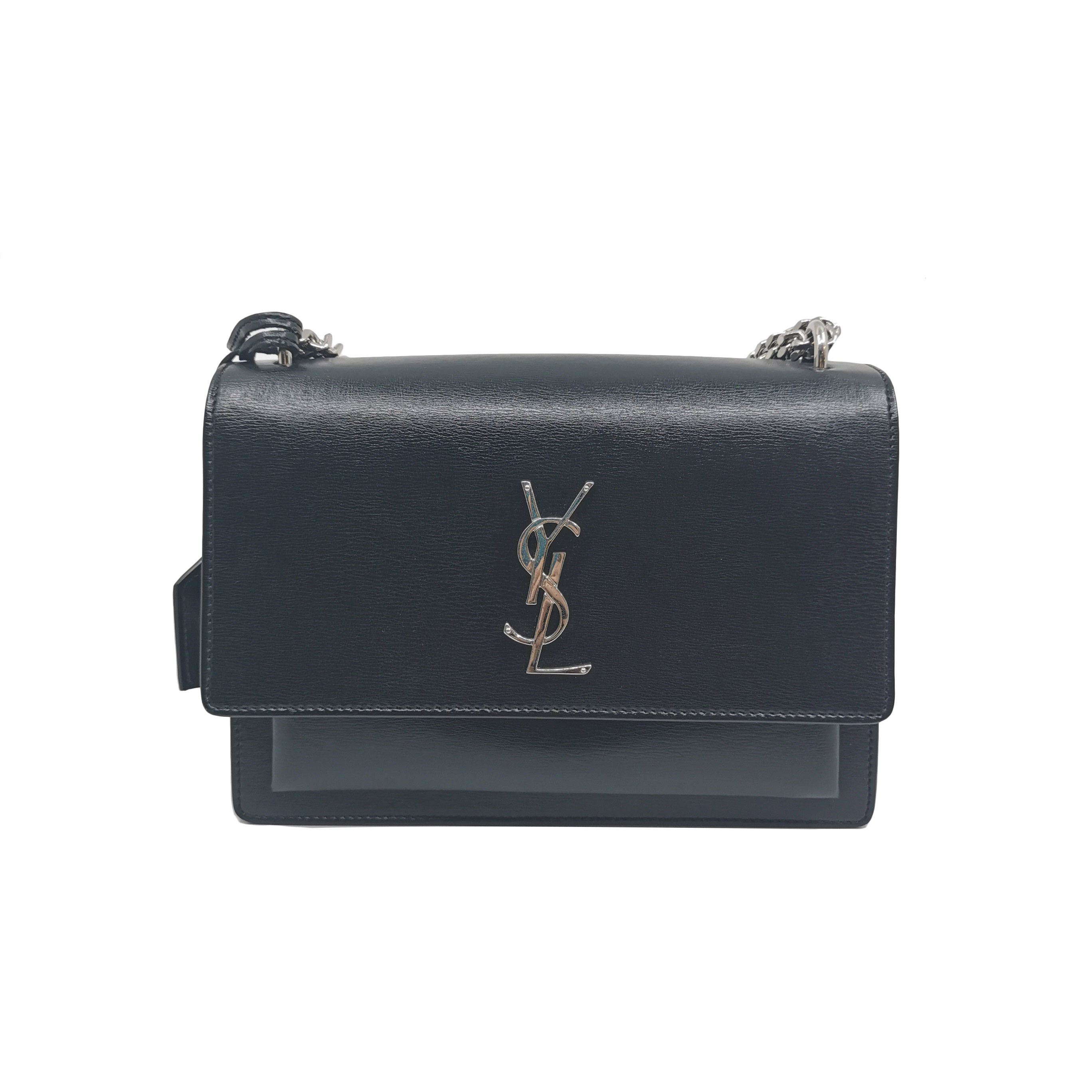 [9.5新]圣罗兰ysl女士链条包单肩斜挎包 - 拍卖