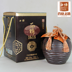 西塘老酒1618十五年陈酿黄酒 半干型黄酒 1.5L*1 礼盒装