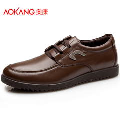 Aucom men's business-casual fashion genuine leather soft shoes men's shoes shoes shoes authentic Chao