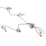 Smiling post Heart Rhinestone Korean women pendant necklace collar accessory pendant jewelry pendant jewelry