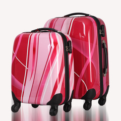 静音拉杆箱女士万向轮旅行箱贵气pc行李箱时尚登机箱18寸22寸品牌