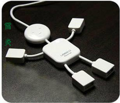 雷炎摇杆 一分四HUB 超炫可爱娃娃 USB人形HUB USB HUB 方便适用