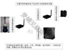 乐器无线传输系统 吉他/贝司/萨克斯/电子琴无线音频收发器