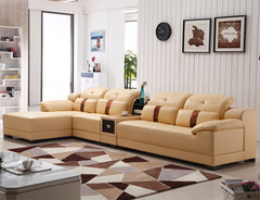 慕格尔 真皮沙发头层牛皮小户型皮艺沙发现代客厅组合转角沙发