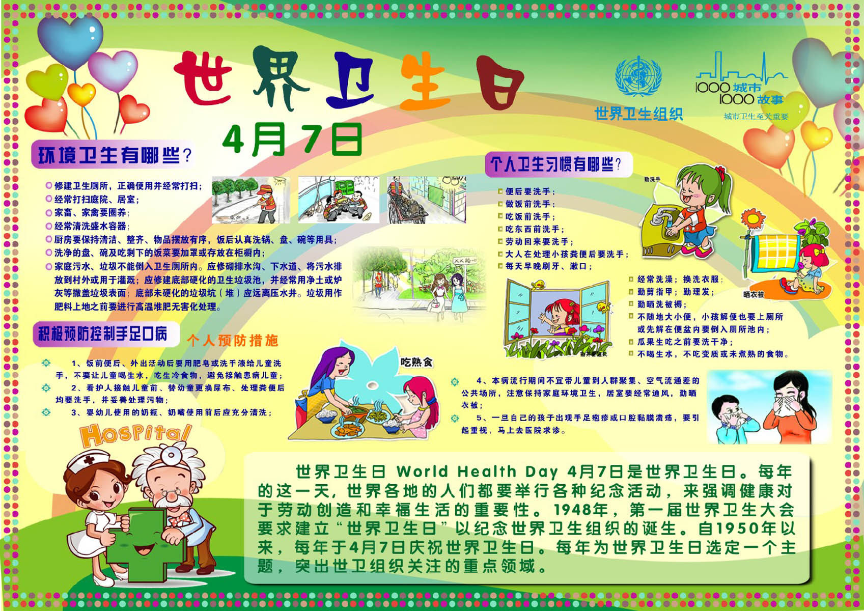 海报印制素材其它节日展板卫生生日宣传ps写真