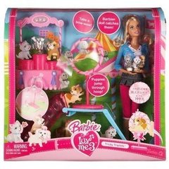 美泰芭比娃娃/Barbie/芭比小狗马戏团 M8603 盒装芭比娃娃