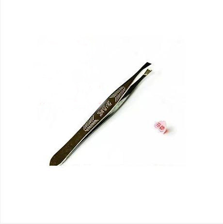 芬玲不锈钢眉夹眉毛修眉斜嘴口平嘴口化妆