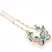 Smiling new bow plug the Korean version of the Diamante hairpins hairpin hair accessories hairpin flowers tiara jewelry 368001