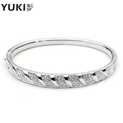 YUKI jewelry ladies Crystal bracelet wide Korea fashion retro Valentine''s Day surprise gift