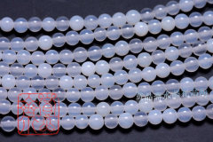 批发天然白玛瑙4MM6MM8MM10MM12MM14MM16MM半成品可做手链佛珠DIY