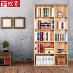 简约现代简易书柜书架自由组合柜子置物架书橱可带门