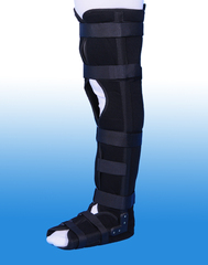 腿部骨折护具钢板石膏支具下肢固定防护夹板医用小腿大腿脚腕受伤