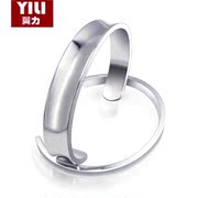 Wing arc opening titanium steel men''s bracelet bracelet fashion lovers bracelet wide Korean men and women jewelry