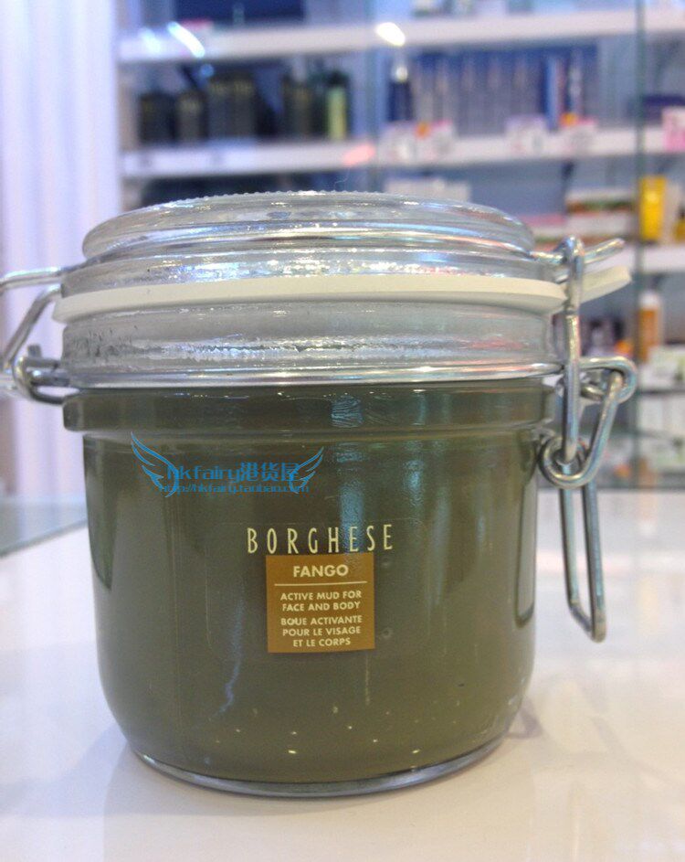 香港代购 borghese/贝佳斯绿泥212g 去黑头控油面膜小票