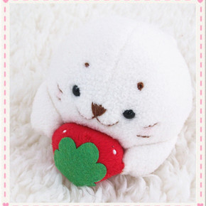 日单sirotan tata海豹小玩偶手机屏擦