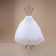 Honey made boneless Pannier Pannier yarn fold skirt wedding dress--4-