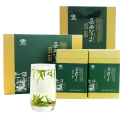 【买1送1赠品】绿月岳西翠尖礼盒 2016新茶   特级 翠尖 400g