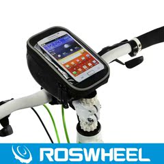 ROSWHEEL乐炫 自行车把立包 触屏手机包 车前包 碳纹车头包11810