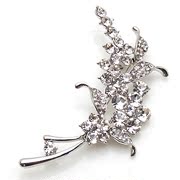 Package mail smiling Korean wheat brooch Crystal rhinestone women high corsage pin clasp Korea jewelry