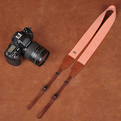 cam-in 橙色条纹 通用型单反数码照相机背带 微单摄影肩带cam8198