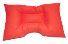 新款卖炭翁竹炭凹凸枕头 保健护颈枕成人枕颈椎枕（喜庆红）