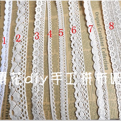 高質量的全棉棉線花邊 DIY手工材料手工輔料本白色漂白色在類目 居家布藝, 縫紉DIY材料、工具及成品, 縫紉DIY配件/輔料/配飾, 花邊中 - 來自Buy2taobao.com提供專業的淘寶代購服務