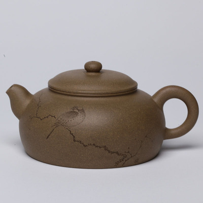 紫砂陶刻第一人 王翔 《古圆》段泥 250cc