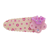 Baojing girls with sweet candy-colored clip flowers tiara encrusted hair ornaments BB Barrette Korean children''s jewelry